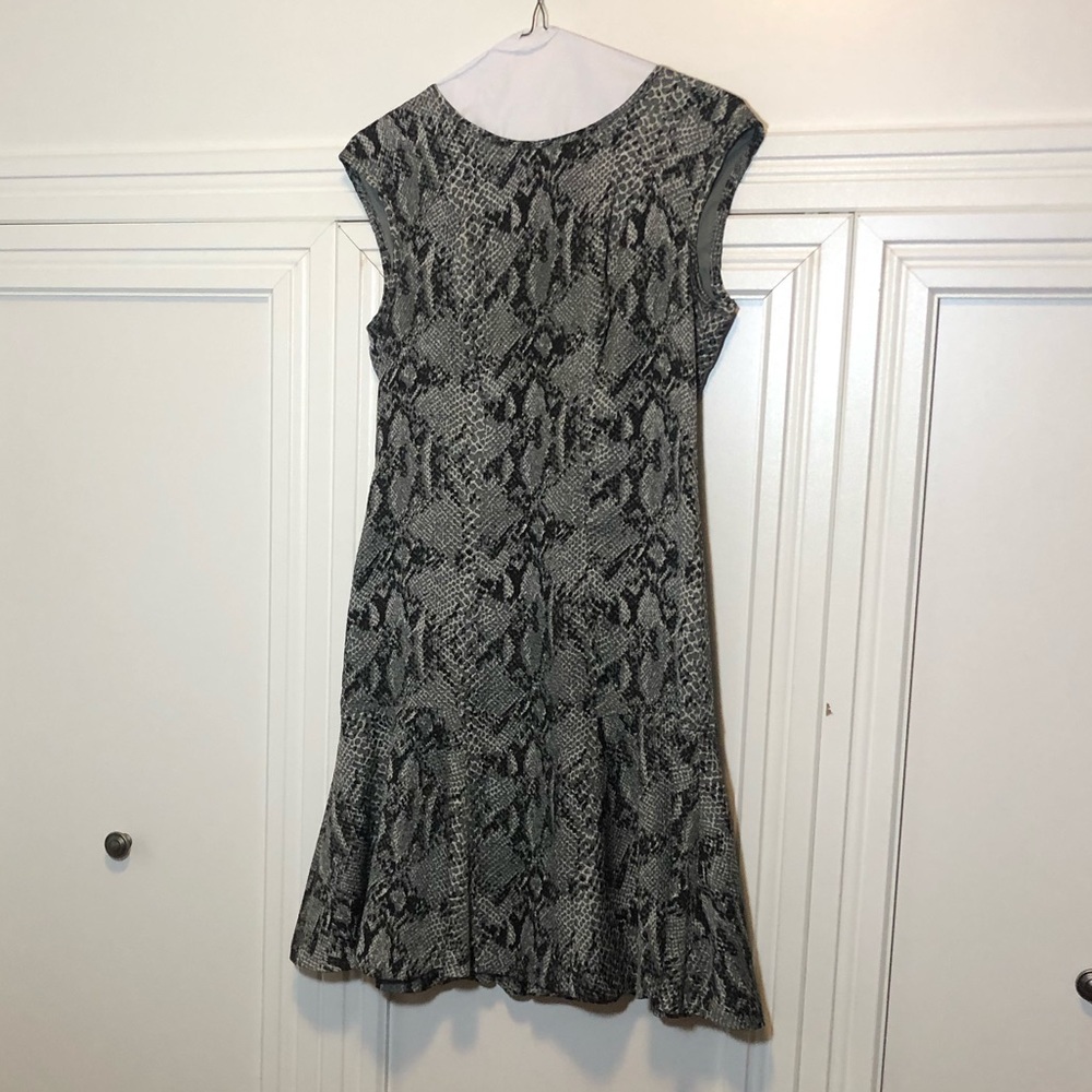 Ann Taylor Snakeskin Look Dress